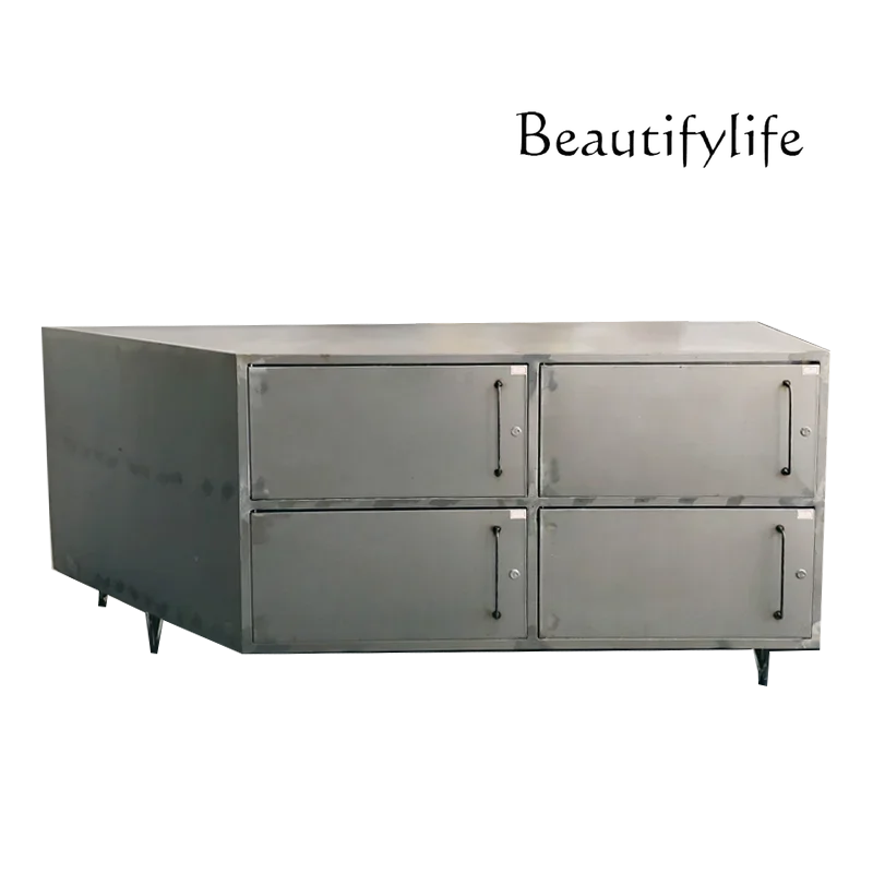 Wrought iron cabinet storage cabinet metal industrial wind exhibition hall living room special-shaped storage art creativity
Wrought iron cabinet storage cabinet metal industrial wind exhibition hall living room special-shaped storage art creativity