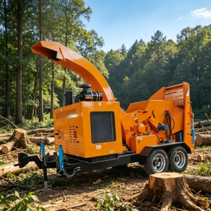 Diesel Powered Wood Chipper Shredder For Tree Trunk Branch
Diesel Powered Wood Chipper Shredder For Tree Trunk Branch