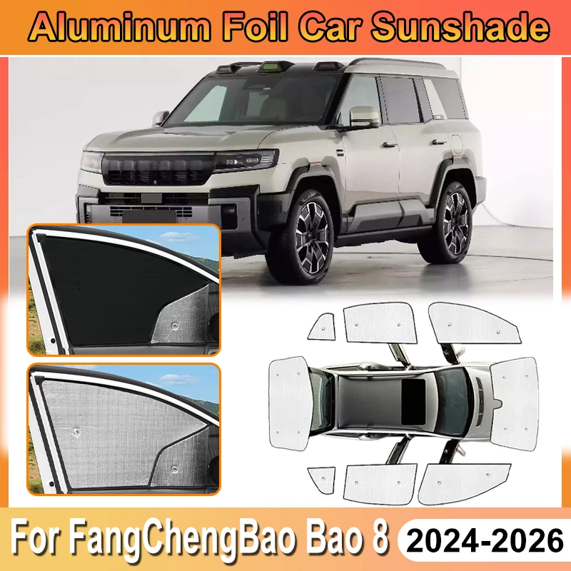 For Denza B8 Accessories Fang Cheng Bao Bao 8 Leopard 8 2024 2025 2026 Car Aluminum Foil Windshield SunShade Covers UV Protector
For Denza B8 Accessories Fang Cheng Bao Bao 8 Leopard 8 2024 2025 2026 Car Aluminum Foil Windshield SunShade Covers UV Protector
