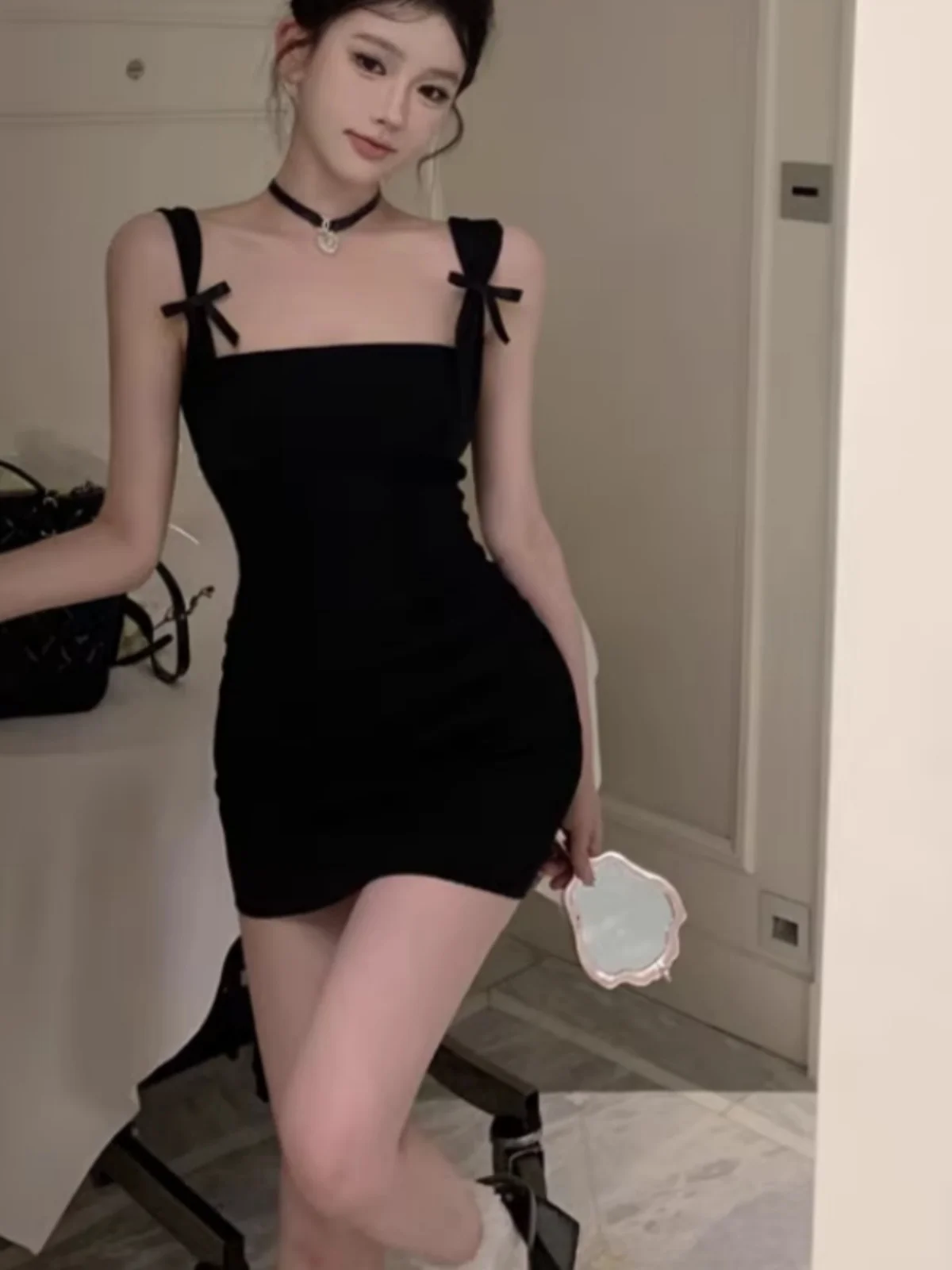 Sexy Tight Square Collar Dr ort Skirt Outerwear Wear Cotton Knitted Pure Color Slimming Design for Young Women 8-39
Sexy Tight Square Collar Dr ort Skirt Outerwear Wear Cotton Knitted Pure Color Slimming Design for Young Women 8-39