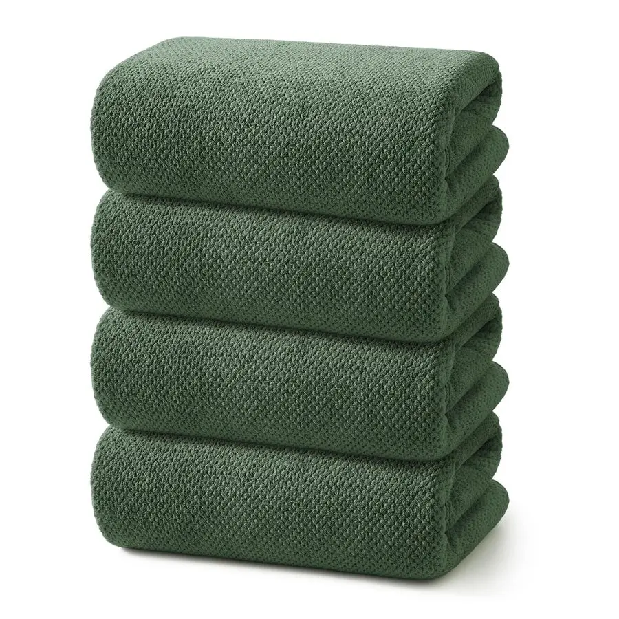 4 Pack Premium Bath Towels, Plush Coral Fleece Towels for Bathroom, Extra Large Bath Towels Set of 4 35 x 70 in, Super Soft High
4 Pack Premium Bath Towels, Plush Coral Fleece Towels for Bathroom, Extra Large Bath Towels Set of 4 35 x 70 in, Super Soft High