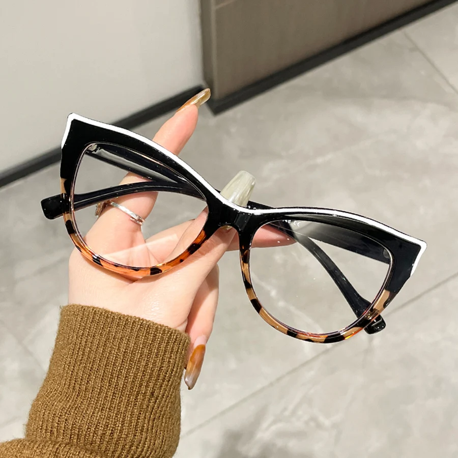 Oversized Retro Anti Blue Light Glasses Women Cat Eye Optical Spectacles Frame Tr90 Eyeglasses Ladies Colored Computer Eyewear
Oversized Retro Anti Blue Light Glasses Women Cat Eye Optical Spectacles Frame Tr90 Eyeglasses Ladies Colored Computer Eyewear