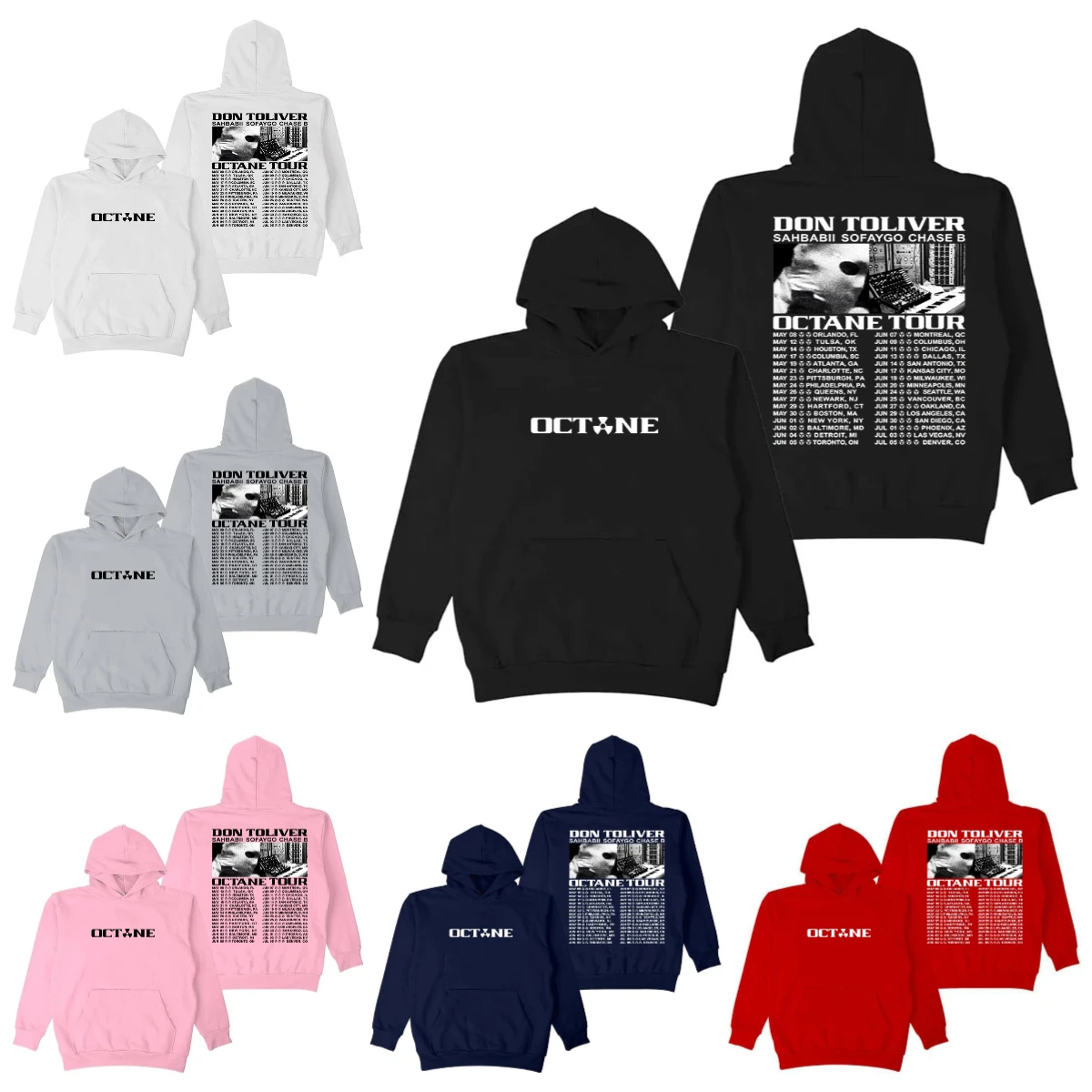 Don Toliver Octane Tour 2026 Hoodie Long Sleeve Streetwear Women Men Hooded Sweatshirts
Don Toliver Octane Tour 2026 Hoodie Long Sleeve Streetwear Women Men Hooded Sweatshirts