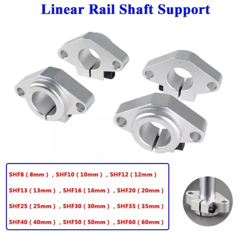 4pcs/lot SHF8 SHF10 SHF12 SHF13 SHF16 SHF20 SHF25 SHF30 SHF35 Linear Rail Shaft Support 8mm Bearing CNC Router for 3D Printer
4pcs/lot SHF8 SHF10 SHF12 SHF13 SHF16 SHF20 SHF25 SHF30 SHF35 Linear Rail Shaft Support 8mm Bearing CNC Router for 3D Printer