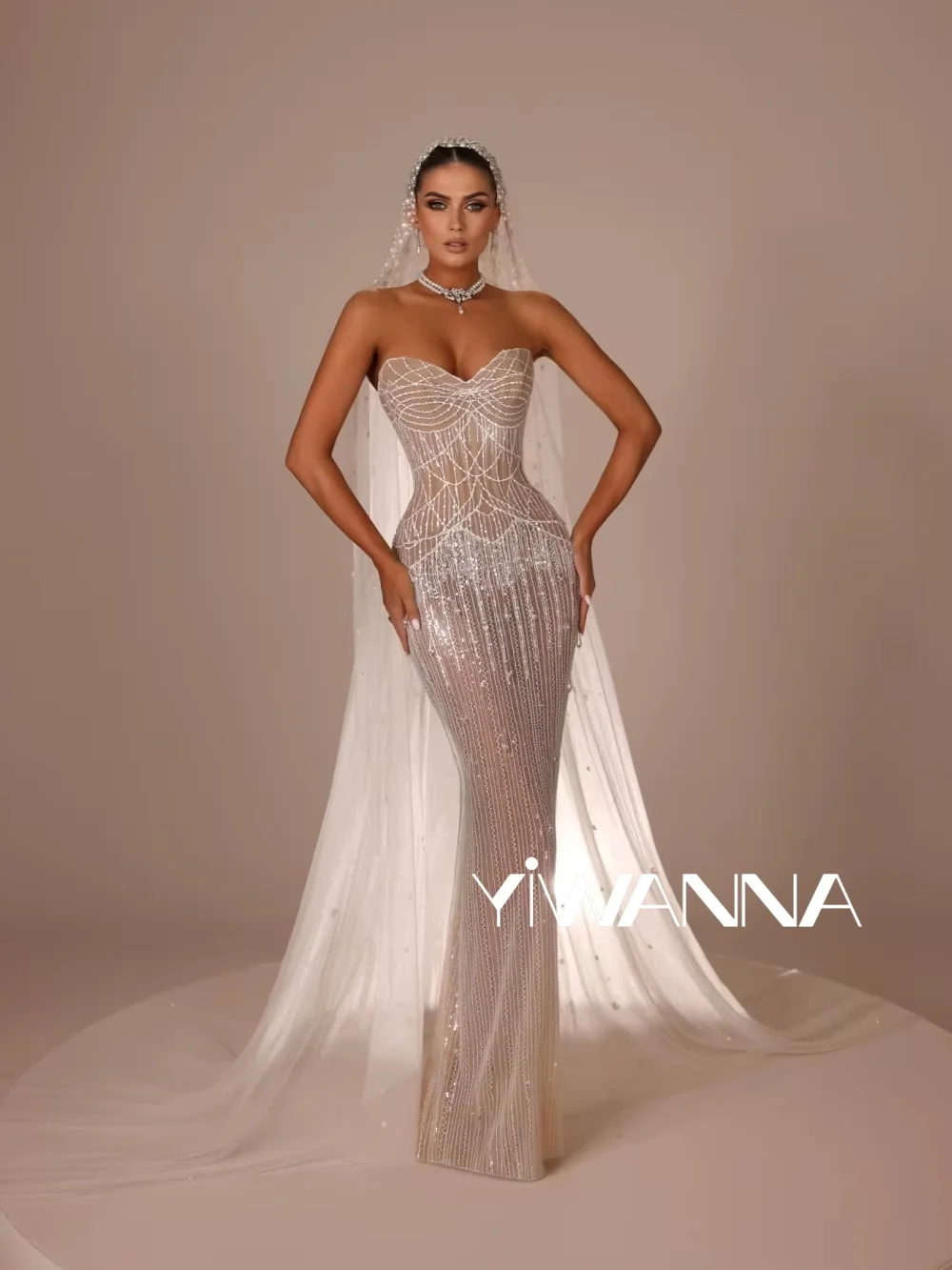 Charming Shiny Beaded Sheath Long Wedding Dress Romantic Sweetheart Neck Bridal Gown New Customized Luxury Dresses For Bride
Charming Shiny Beaded Sheath Long Wedding Dress Romantic Sweetheart Neck Bridal Gown New Customized Luxury Dresses For Bride