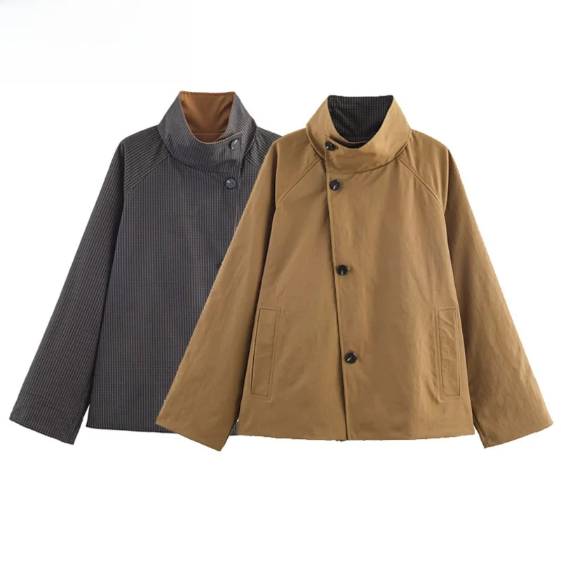 Двустороннее женское пальто прямого кроя, модное осеннее женское пальто 2025 Sle с отложным воротником, уличная одежда, длинное длинное пальто из полиэфирного волокна...
Двустороннее женское пальто прямого кроя, модное осеннее женское пальто 2025 Sle с отложным воротником, уличная одежда, длинное длинное пальто из полиэфирного волокна...