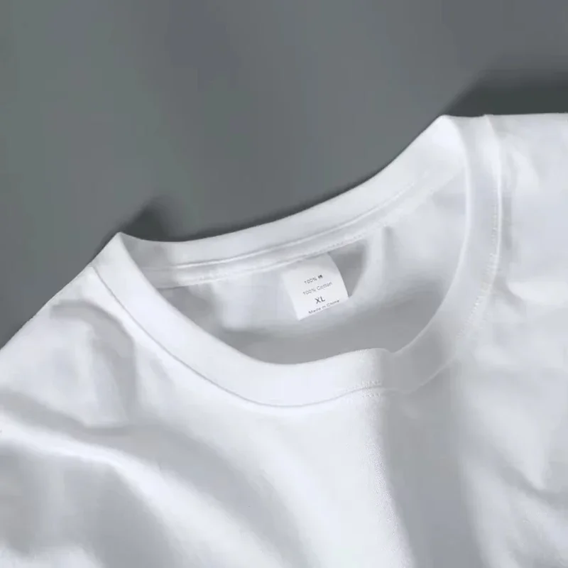 Pop 100% Cotton T-shirt Fashionable Men's Women's Short Sleeved Cotton Round Neck White Thickened Top Men Clothing
Pop 100% Cotton T-shirt Fashionable Men's Women's Short Sleeved Cotton Round Neck White Thickened Top Men Clothing