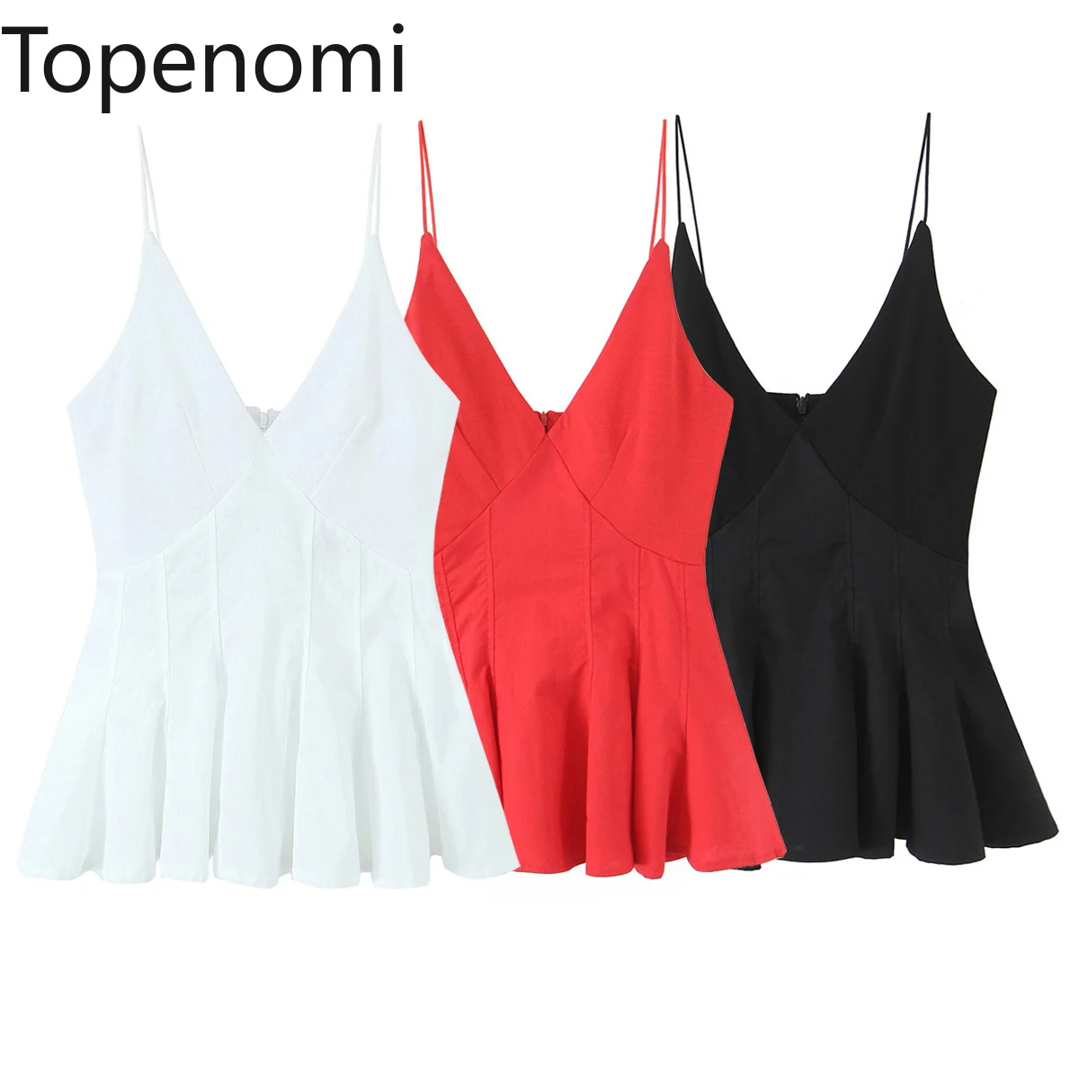 Topenomi Hotsweet Tanks Top Women 2025 Summer V Neck Waist Slim Fit Skirt Hem Camisole Solid Zipper Backless Versatile Y2k Vest
Topenomi Hotsweet Tanks Top Women 2025 Summer V Neck Waist Slim Fit Skirt Hem Camisole Solid Zipper Backless Versatile Y2k Vest
