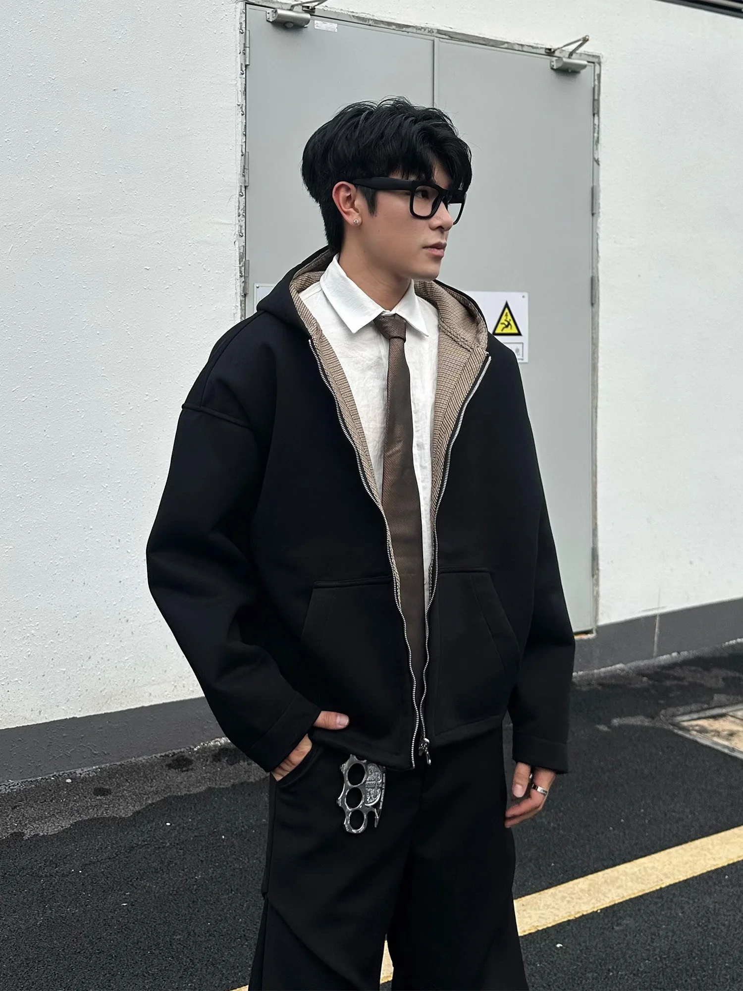American Retro Wearable Hoodie Men's Autumn Winter Plaid Loose Trendy ort Open Cardigan Coat Double-sided Wear Hat Sweatirt
American Retro Wearable Hoodie Men's Autumn Winter Plaid Loose Trendy ort Open Cardigan Coat Double-sided Wear Hat Sweatirt