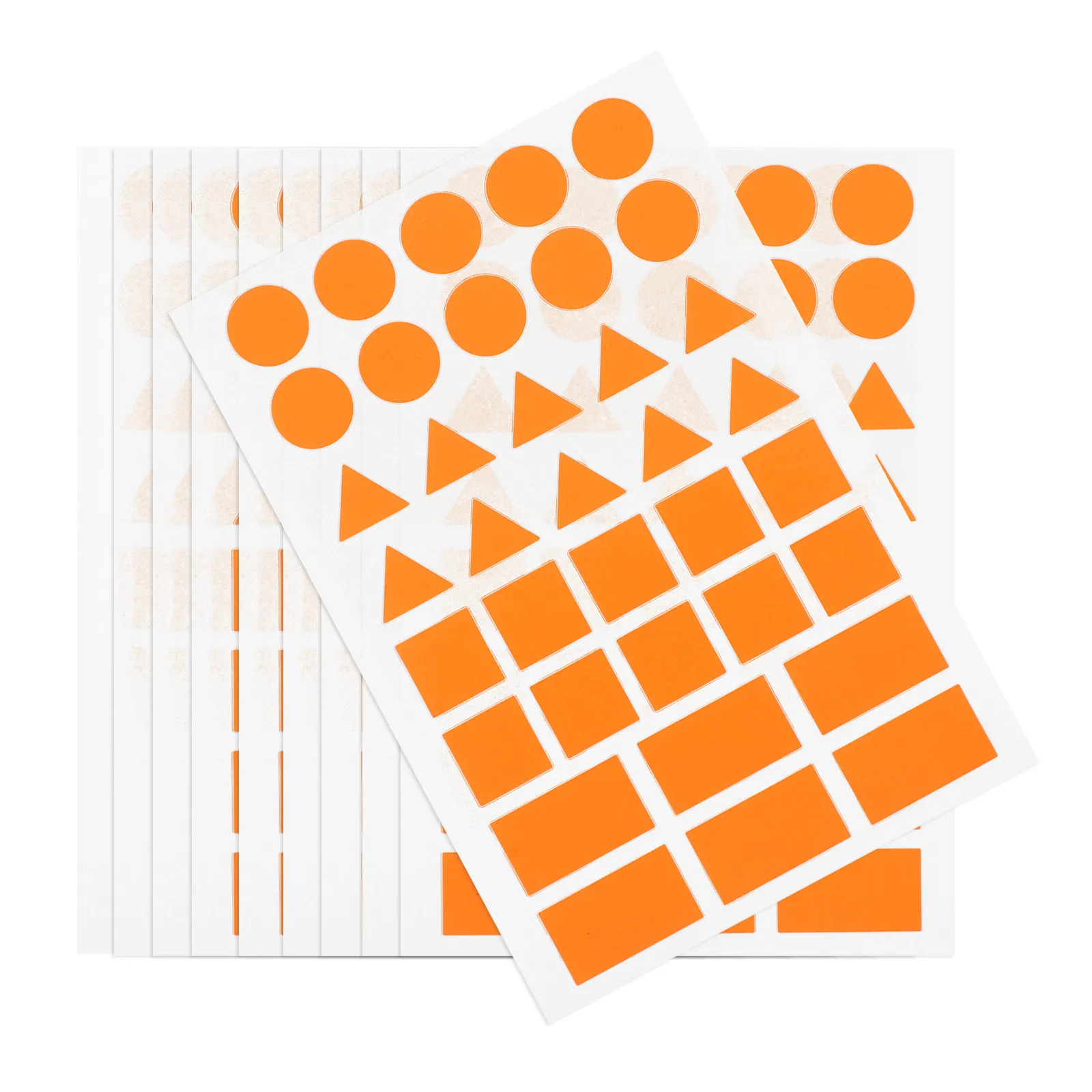 20 Sheets Vibrant Orange Assorted Geometric Adhesive Labels Triangle Square Rectangle Circle for Office Home Organization Crafts
20 Sheets Vibrant Orange Assorted Geometric Adhesive Labels Triangle Square Rectangle Circle for Office Home Organization Crafts