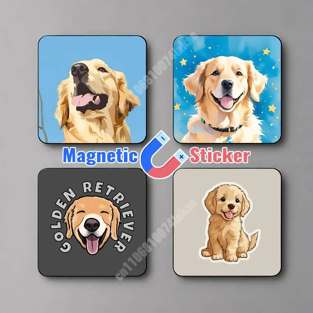 Cute Puppy Gold Retriever Dog Friend Magnetic Sticker Reusable Fridge Decal for Metal Surfaces Magnet Marker
Cute Puppy Gold Retriever Dog Friend Magnetic Sticker Reusable Fridge Decal for Metal Surfaces Magnet Marker