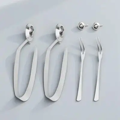 4pcs Stainless Steel Snail Tong Fork Set Heat Resistant Escargot Tongs Food Serving Clips For Home Kitchen Tableware
4pcs Stainless Steel Snail Tong Fork Set Heat Resistant Escargot Tongs Food Serving Clips For Home Kitchen Tableware