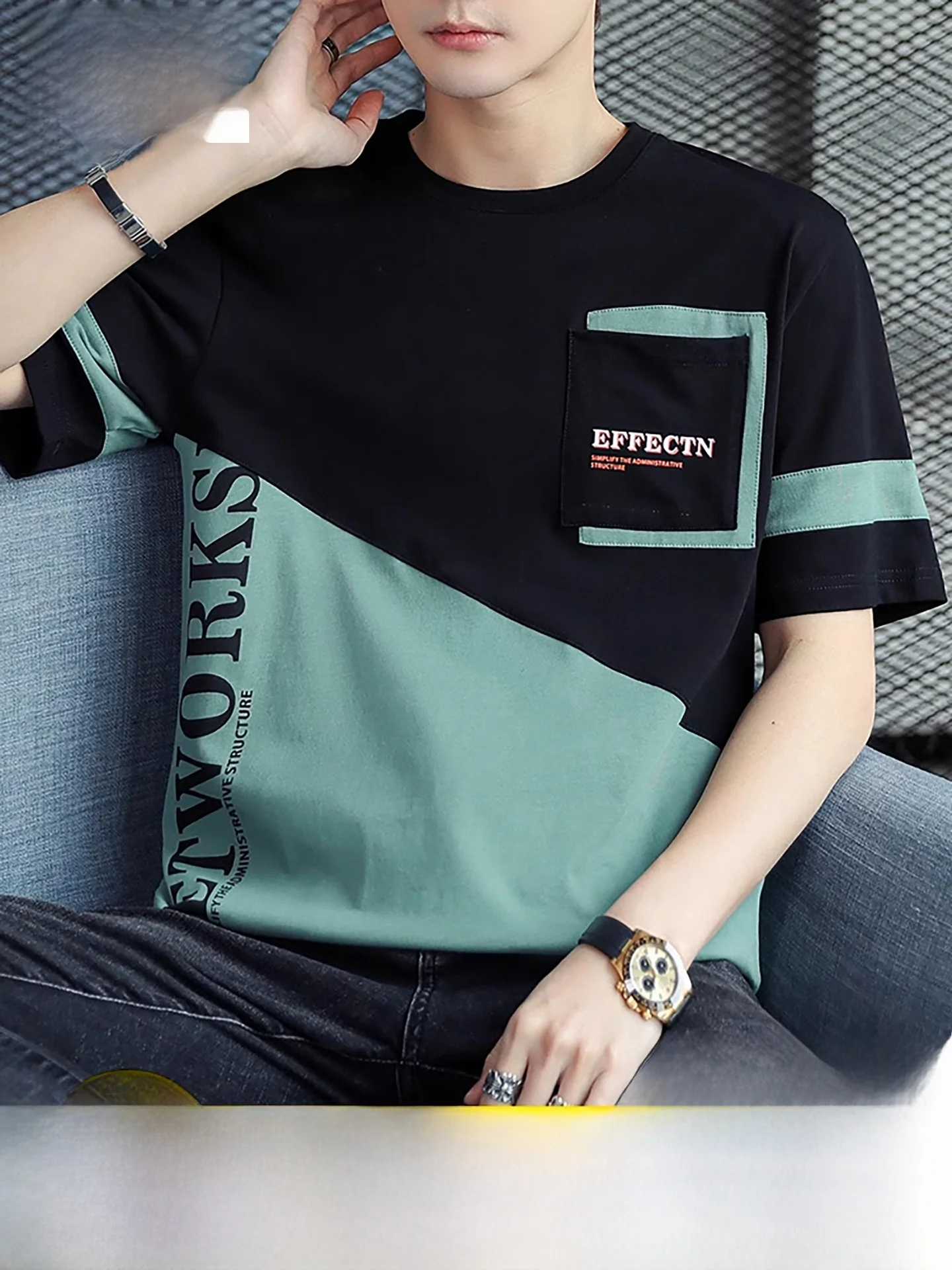 TUCANO Новая летняя мужская футболка из чистого хлопка с коротким рукавом, повседневная, универсальная, дышащая, молодежная.
TUCANO Новая летняя мужская футболка из чистого хлопка с коротким рукавом, повседневная, универсальная, дышащая, молодежная.