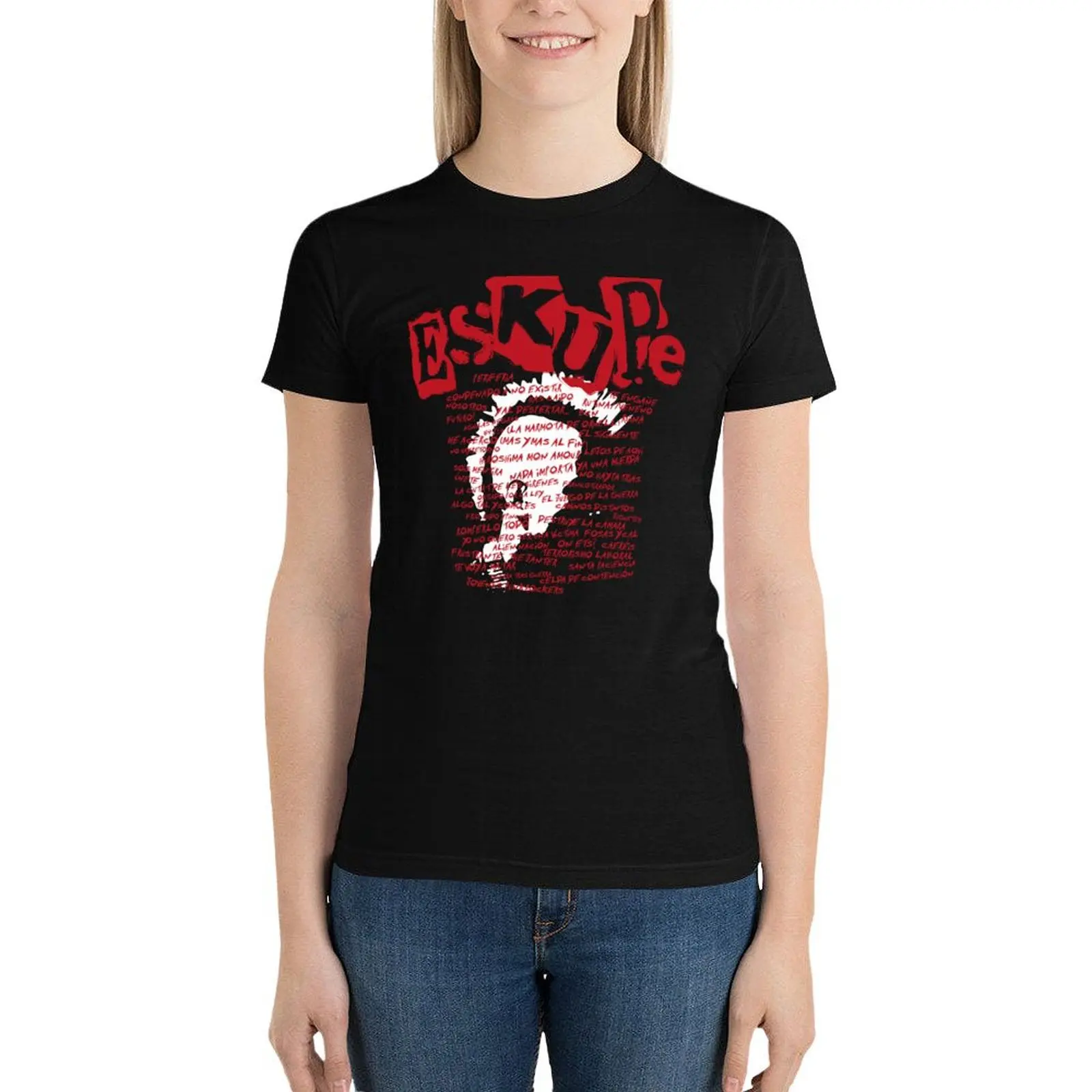 Eskupe punk BCN T-Shirt kawaii clothes summer clothes Female clothing t shirts for Women loose fit
Eskupe punk BCN T-Shirt kawaii clothes summer clothes Female clothing t shirts for Women loose fit