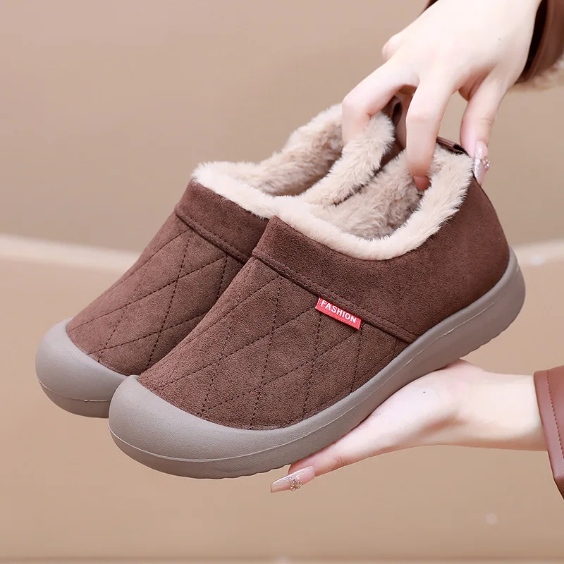 Women's Winter Fleece Lined Cotton Boots Comfortable Warm Fashionable Shoes Velvet Cloth Mom Shoes Short Casual Style
Women's Winter Fleece Lined Cotton Boots Comfortable Warm Fashionable Shoes Velvet Cloth Mom Shoes Short Casual Style