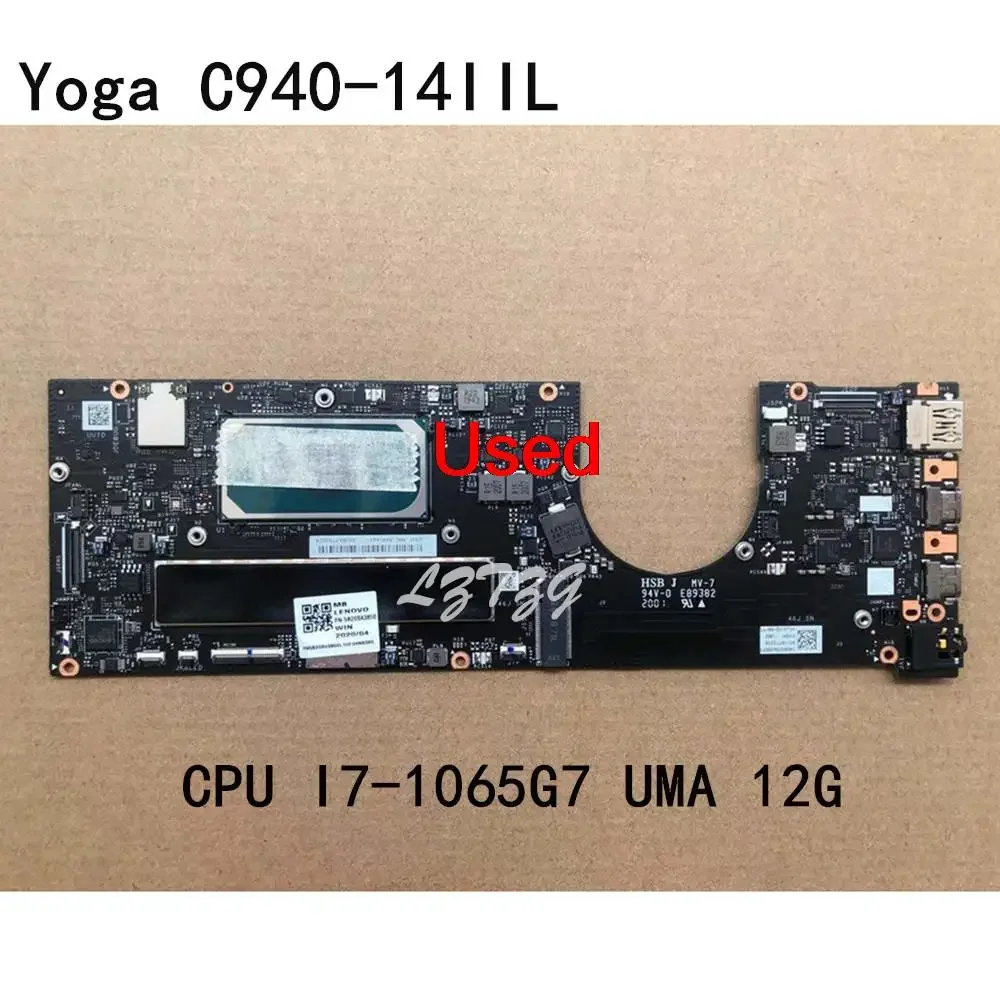 Используется для Lenovo ideapad Yoga C940-14IIL, материнская плата для ноутбука 81Q9 WIN CPU I7-1065G7 UMA 12G FRU 5B20S43850 5B20S42940
Используется для Lenovo ideapad Yoga C940-14IIL, материнская плата для ноутбука 81Q9 WIN CPU I7-1065G7 UMA 12G FRU 5B20S43850 5B20S42940