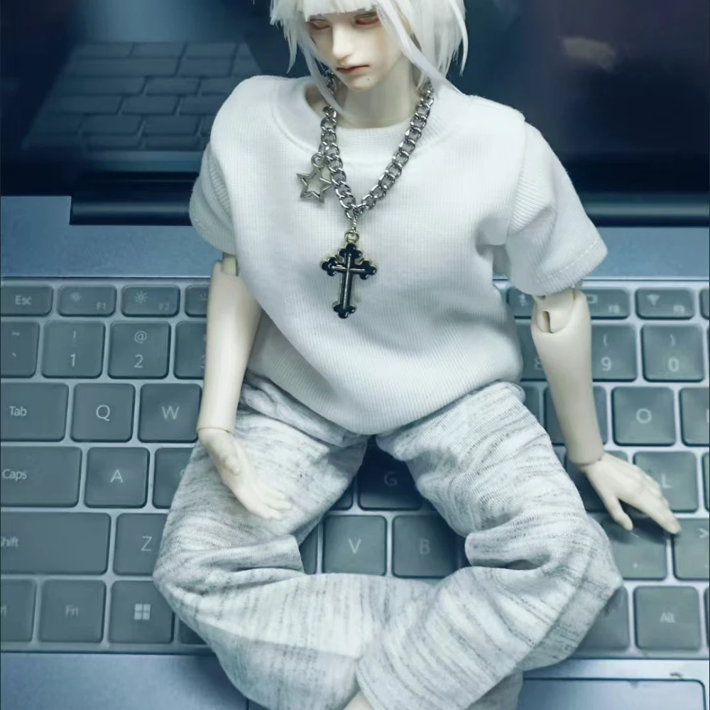 1/3 1/4 1/6 Doll's Clothes for 60/45/30cm Bjd Doll White T-shirt Long Wide Leg Pants Dress Up Play House Toy doll accessories
1/3 1/4 1/6 Doll's Clothes for 60/45/30cm Bjd Doll White T-shirt Long Wide Leg Pants Dress Up Play House Toy doll accessories