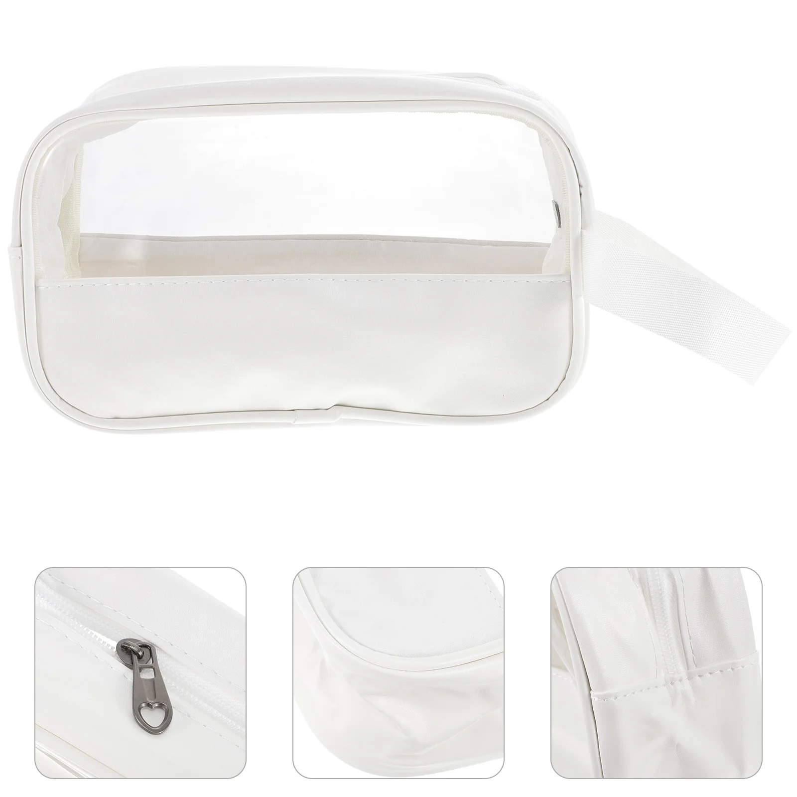 Toiletry Bag Travel Makeup Storage Container Lightweight Simple Pu Small Transparent
Toiletry Bag Travel Makeup Storage Container Lightweight Simple Pu Small Transparent