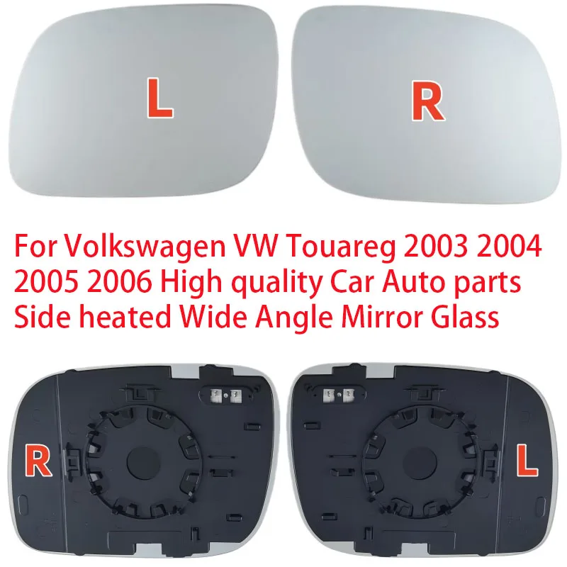 For Volkswagen VW Touareg 2003 2004 2005 2006 Car Mirror Left/Right Side heating Wide Angle Mirror Glass OEM:7L6857521/7L6857522
For Volkswagen VW Touareg 2003 2004 2005 2006 Car Mirror Left/Right Side heating Wide Angle Mirror Glass OEM:7L6857521/7L6857522
