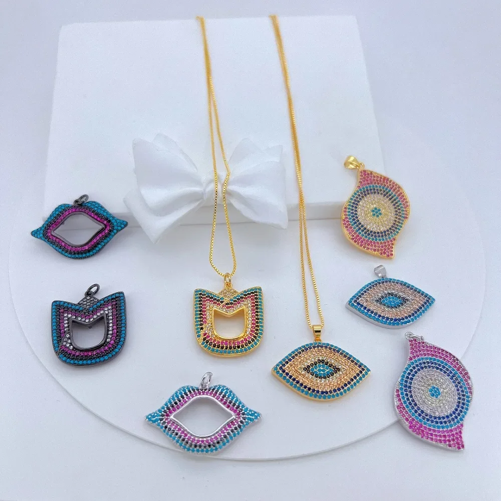 1 Pcs Inlay Colorful Zircon Pendant Only for Diy Jewelry Accessories Earrings Necklace Making Cat Head Mouth Eye Charm Wholesale
1 Pcs Inlay Colorful Zircon Pendant Only for Diy Jewelry Accessories Earrings Necklace Making Cat Head Mouth Eye Charm Wholesale
