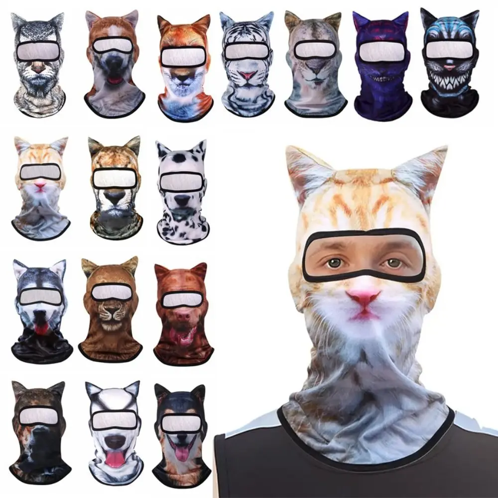 Gift Funny 3D Animal Face Mask Polyester Fiber Sun Protector Neck Gaiter Windproof Soft Full Face Cover Summer
Gift Funny 3D Animal Face Mask Polyester Fiber Sun Protector Neck Gaiter Windproof Soft Full Face Cover Summer