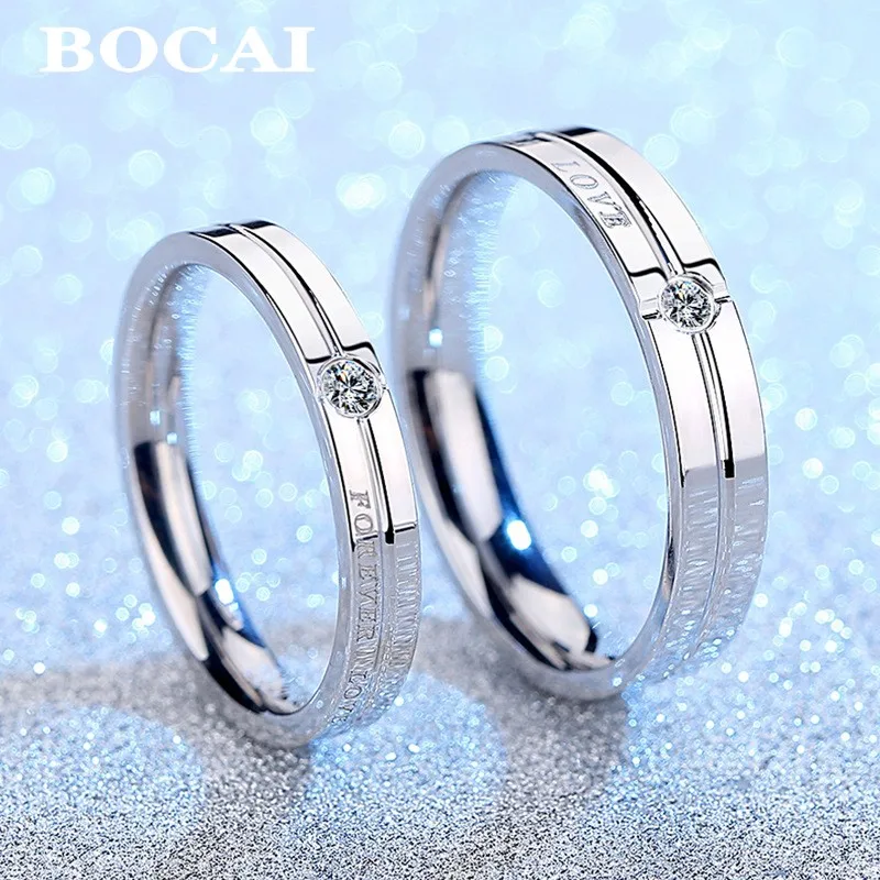 S925 Silver Inlaid Zircon Paired Rings for Men and Women Couple Jewelry Creative Eternal Love Engraved Valentine's Day Gift
S925 Silver Inlaid Zircon Paired Rings for Men and Women Couple Jewelry Creative Eternal Love Engraved Valentine's Day Gift
