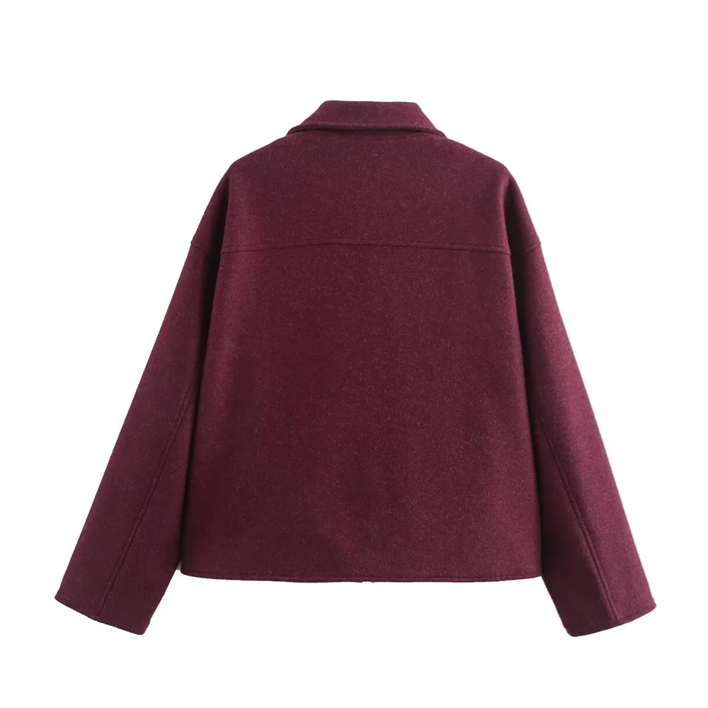 BM&MD&ZA 2024 Autumn New Women's Clothing Style Simple and Loose Solid Color Versatile Large Pocket Zipper Woolen Coat
BM&MD&ZA 2024 Autumn New Women's Clothing Style Simple and Loose Solid Color Versatile Large Pocket Zipper Woolen Coat