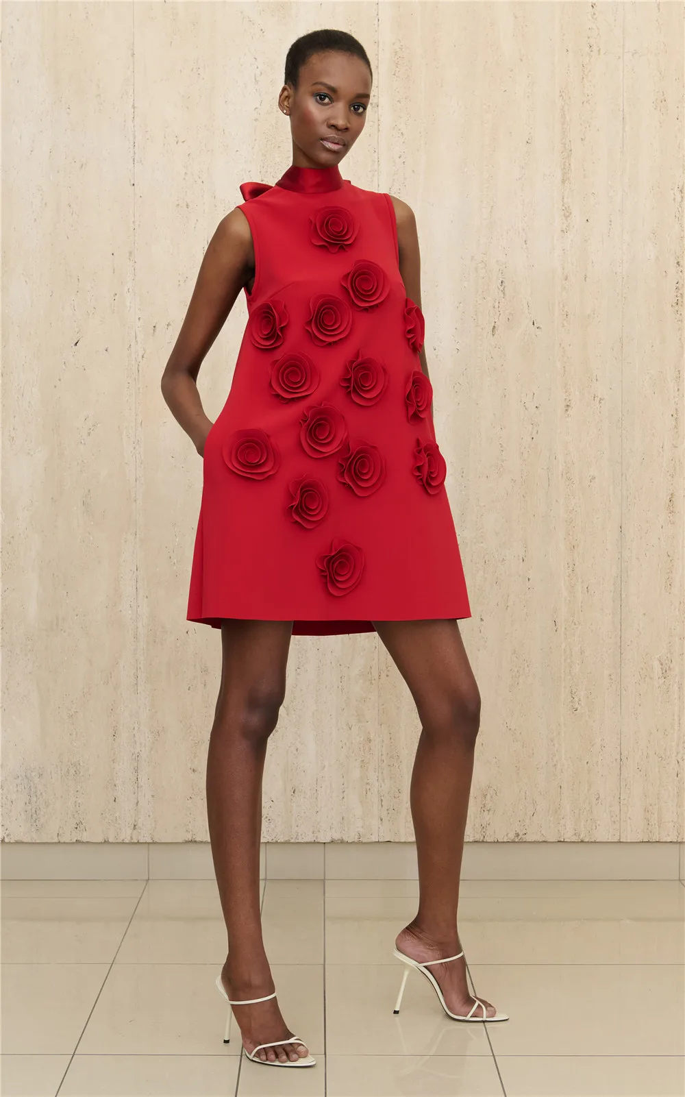 High End Fashion Elegant Red Dress For Women Half High Collar Sleeveless Bowtie Back Appliques A Line Mini Evening Party Dre
High End Fashion Elegant Red Dress For Women Half High Collar Sleeveless Bowtie Back Appliques A Line Mini Evening Party Dre