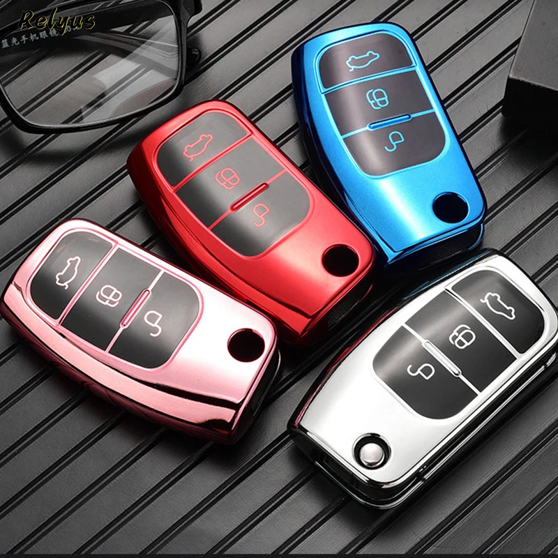 TPU Soft Folding Car Key Case Cover For Ford Focus 2 MK2 Fiesta Mondeo Galaxy Falcon Territory Ecosport Remote Keychain
TPU Soft Folding Car Key Case Cover For Ford Focus 2 MK2 Fiesta Mondeo Galaxy Falcon Territory Ecosport Remote Keychain