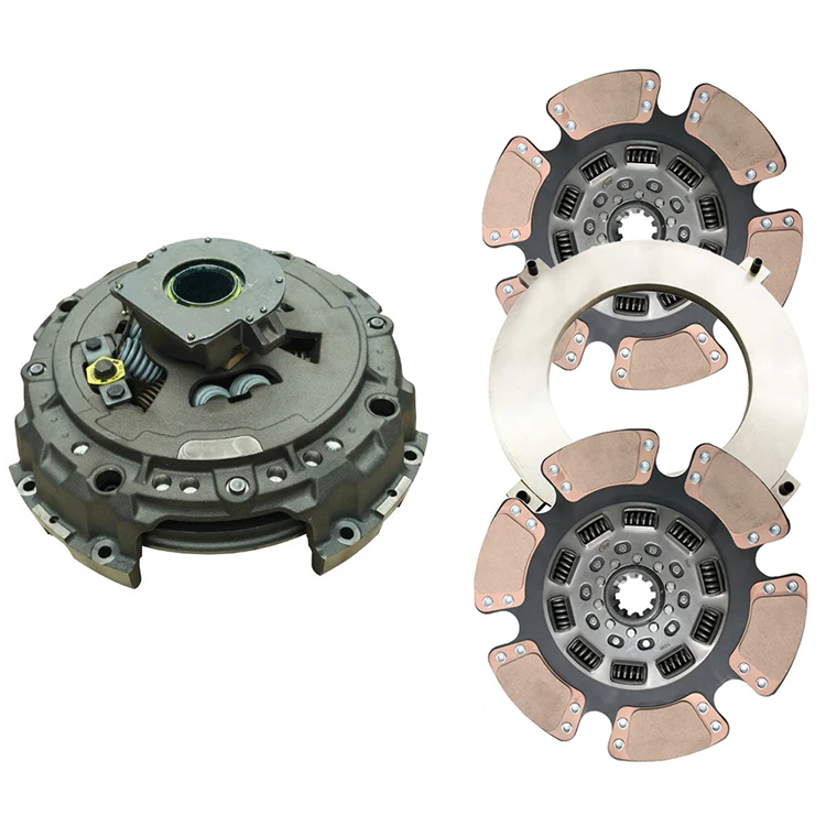 Terbon 15 1/2" 108391-91 Manual Clutch Assembly 128539 128540 Clutch Disc 125327 Intermediate Plate for American Truck
Terbon 15 1/2" 108391-91 Manual Clutch Assembly 128539 128540 Clutch Disc 125327 Intermediate Plate for American Truck