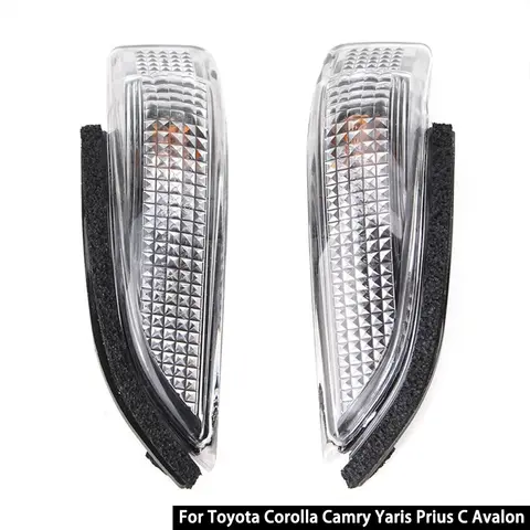 Für Toyota Corolla Camry Yaris Prius C Avalon Vorne Rückspiegel Seite Spiegel Blinker Anzeige Licht Montage Autos Teile