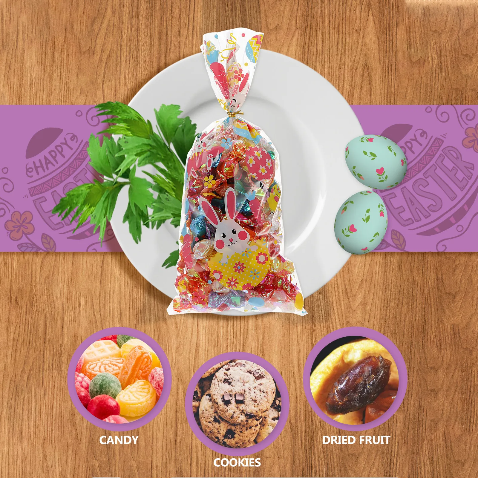 200Pcs Easter Bunny Pattern Candy Wrapping Bags Transparent Flat Snack Packaging Pouches for Party Gift Candy Storage
200Pcs Easter Bunny Pattern Candy Wrapping Bags Transparent Flat Snack Packaging Pouches for Party Gift Candy Storage