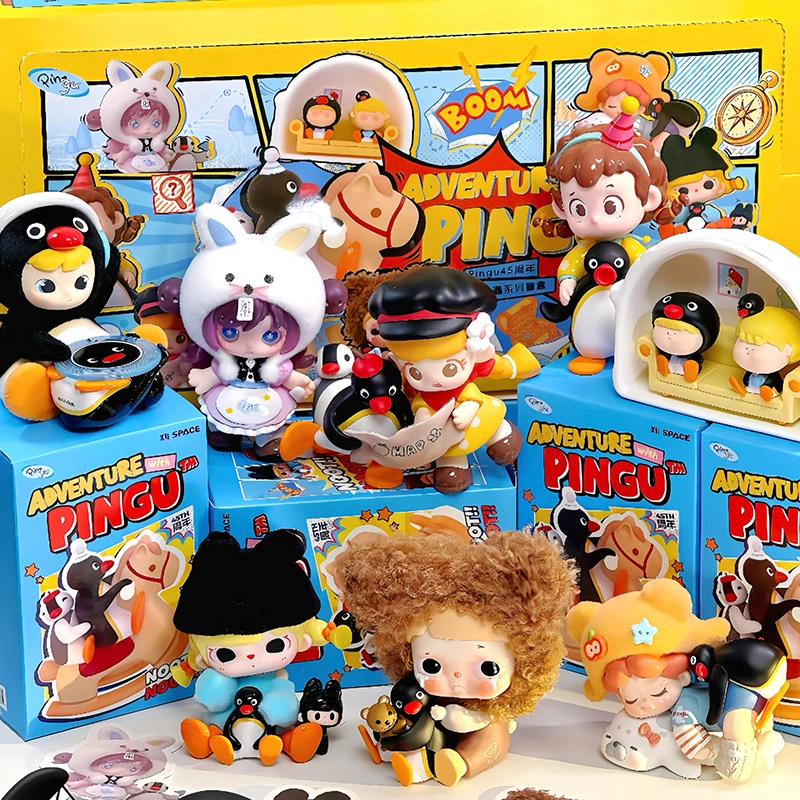 Adventure With Pingu Series Blind Box Pingu 45th Anniversary Action Figure Surprise Bag Anime Figurine Home Desk Mystery Box Toy
Adventure With Pingu Series Blind Box Pingu 45th Anniversary Action Figure Surprise Bag Anime Figurine Home Desk Mystery Box Toy