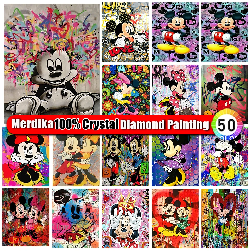 100% Crystal Disney Diamond Painting Mickey Mouse Full Square/Round 5D Cartoon Daimond Embroidery Rhinestone Cross Stitch Decor
100% Crystal Disney Diamond Painting Mickey Mouse Full Square/Round 5D Cartoon Daimond Embroidery Rhinestone Cross Stitch Decor