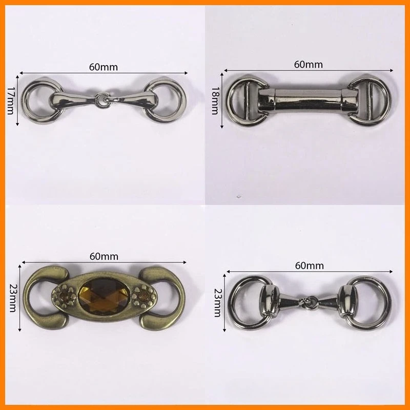 5Pairs Metal Front Panel Activity Buckle 60mm Chain Horse Street Silk Scarf Pair Buckle for Shoes Hats Bag Accessories
5Pairs Metal Front Panel Activity Buckle 60mm Chain Horse Street Silk Scarf Pair Buckle for Shoes Hats Bag Accessories