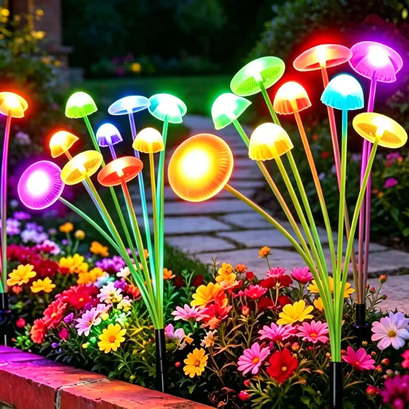 Solar Outdoor Waterproof LED Jellyfish Mushroom Lamp Solar Garden Light Suitable for Lawn Decoration Patio Yard
Solar Outdoor Waterproof LED Jellyfish Mushroom Lamp Solar Garden Light Suitable for Lawn Decoration Patio Yard