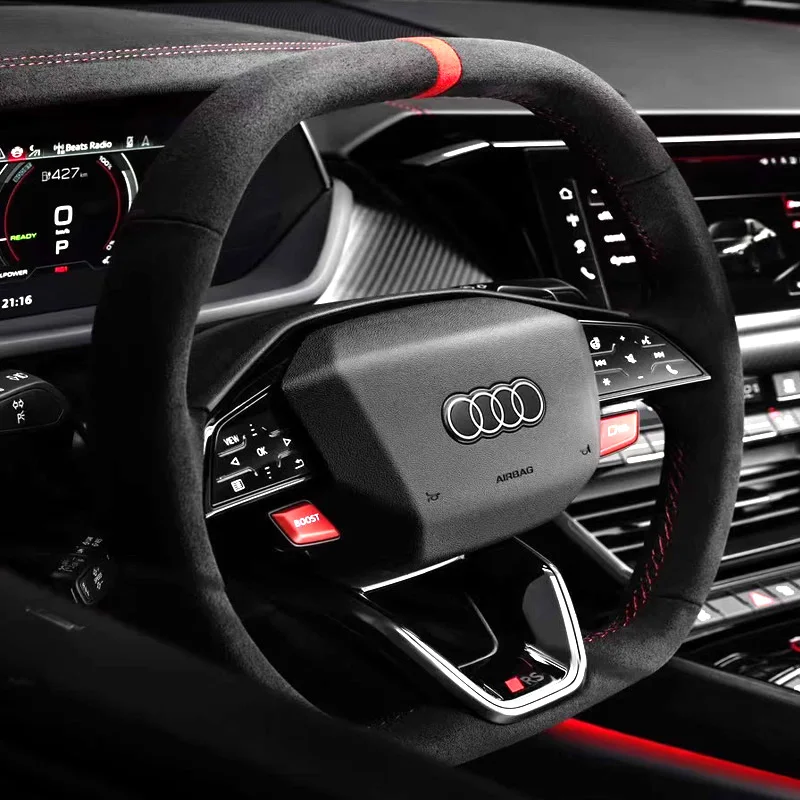 Для Audi E-tron RS GT Q5 2024 2025 ручная прошивка нескользящая красная замша и кожаный чехол на руль аксессуар
Для Audi E-tron RS GT Q5 2024 2025 ручная прошивка нескользящая красная замша и кожаный чехол на руль аксессуар