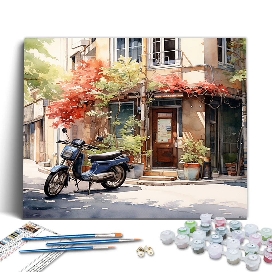 RUOPOTY Paint By Numbers Landscape town scenery Paintings On Number Modern With Frame For Drawing Watercolor Handwork Decorative
RUOPOTY Paint By Numbers Landscape town scenery Paintings On Number Modern With Frame For Drawing Watercolor Handwork Decorative