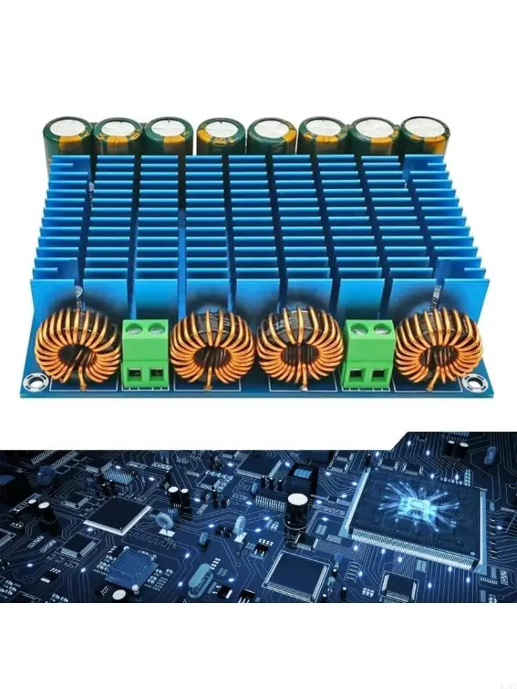 M252 Double Chip 420W Class D Amplifier Board TDA8954TH for Clear Low Distortions Sound For Home Threaters
M252 Double Chip 420W Class D Amplifier Board TDA8954TH for Clear Low Distortions Sound For Home Threaters