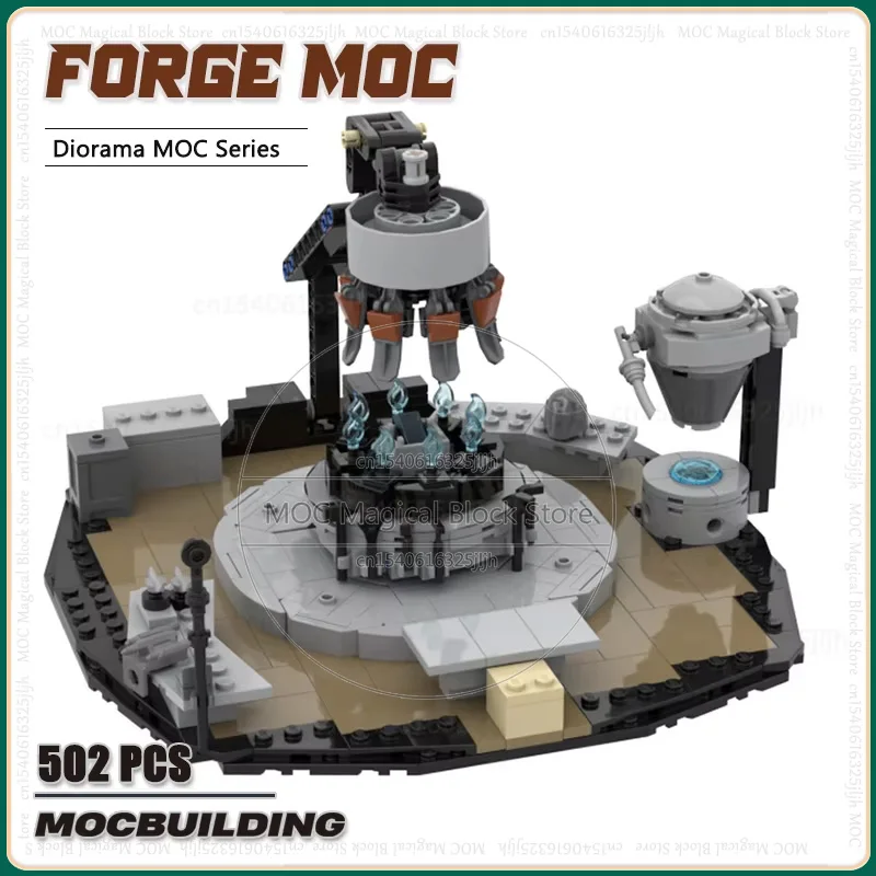 Space Movie Forge MOC Building Blocks Diorama Scene DIY Assembly Technology Bricks Creative Display Model Toys Xmas Gifts
Space Movie Forge MOC Building Blocks Diorama Scene DIY Assembly Technology Bricks Creative Display Model Toys Xmas Gifts