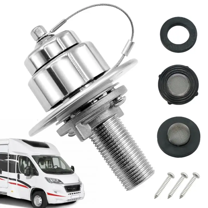 RV Water Inlet Trailer Water Hose Connection With Check Valve Filling Port Fittings Hose Hookup Connector For RV Campers Trailer
RV Water Inlet Trailer Water Hose Connection With Check Valve Filling Port Fittings Hose Hookup Connector For RV Campers Trailer