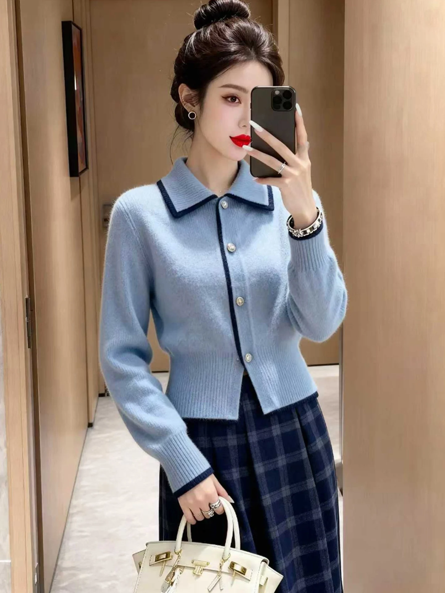 Color Blo Collar Long Sve Knitted Sweater Versatile Base Layer Winter Comfortable Women's Faion Commute Sle Knitwear
Color Blo Collar Long Sve Knitted Sweater Versatile Base Layer Winter Comfortable Women's Faion Commute Sle Knitwear