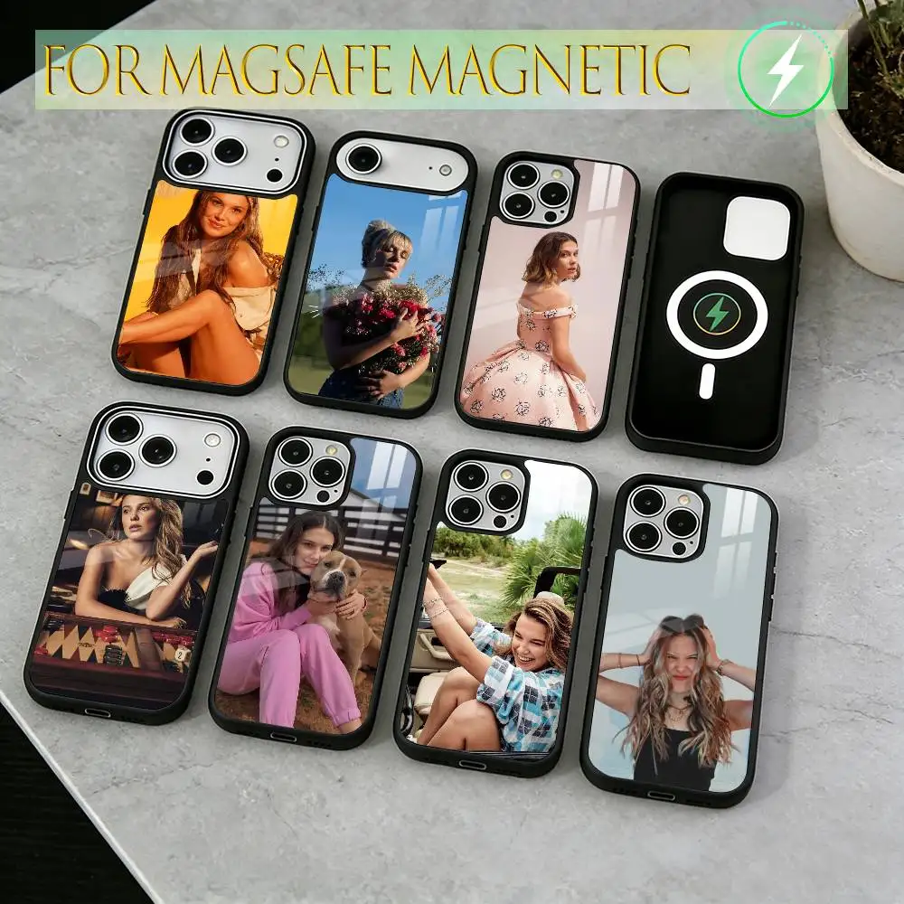 Millie Bobby Brown Phone Case For iPhone17,16,15,14,13,12,11 Plus,Pro Magnetic with Magsafe Wireless Charging
Millie Bobby Brown Phone Case For iPhone17,16,15,14,13,12,11 Plus,Pro Magnetic with Magsafe Wireless Charging