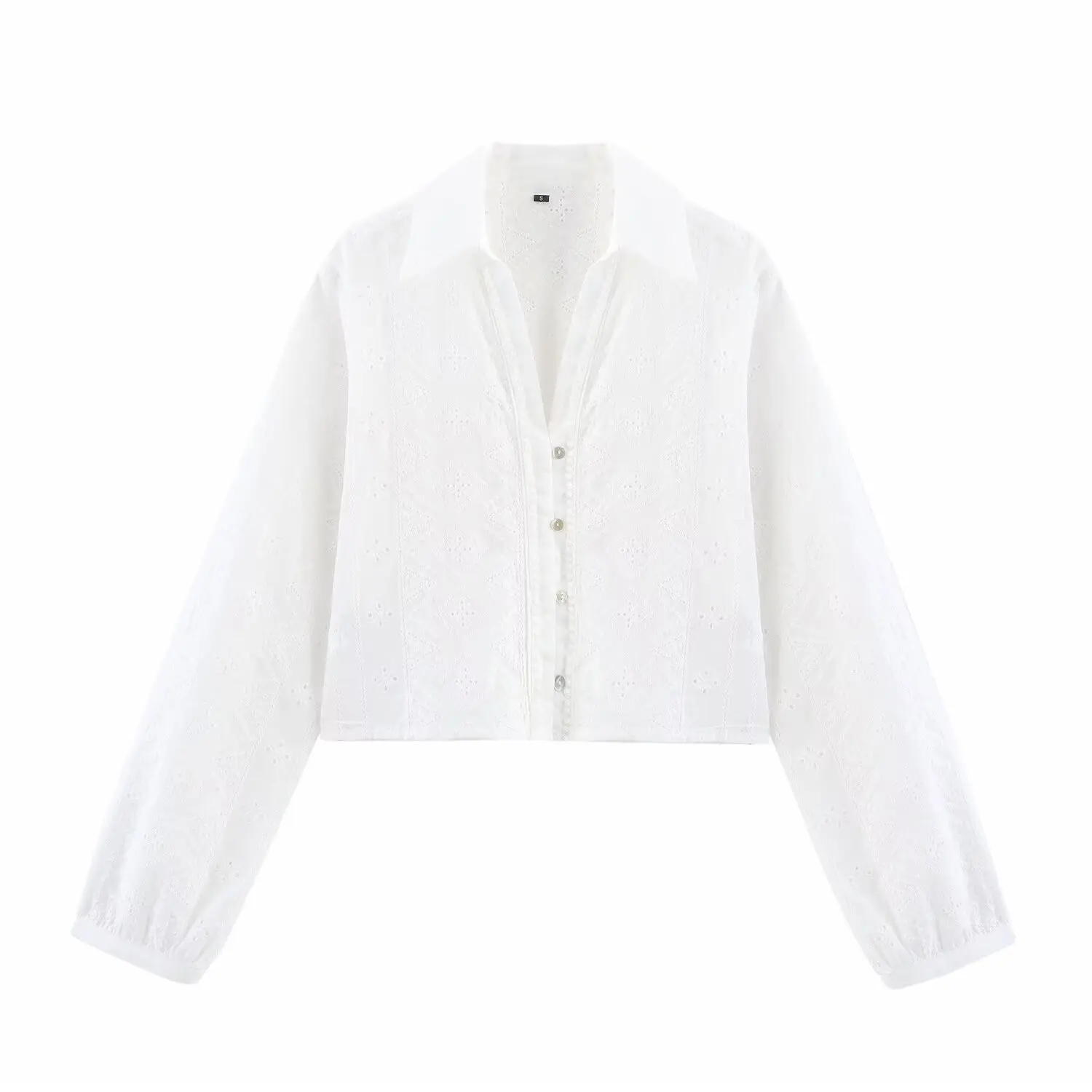 Maxdutti 2025 летняя французская минималистичная белая рубашка с хлопковой полой вышивкой, отпускная блузка, рубашка, женский топ
Maxdutti 2025 летняя французская минималистичная белая рубашка с хлопковой полой вышивкой, отпускная блузка, рубашка, женский топ