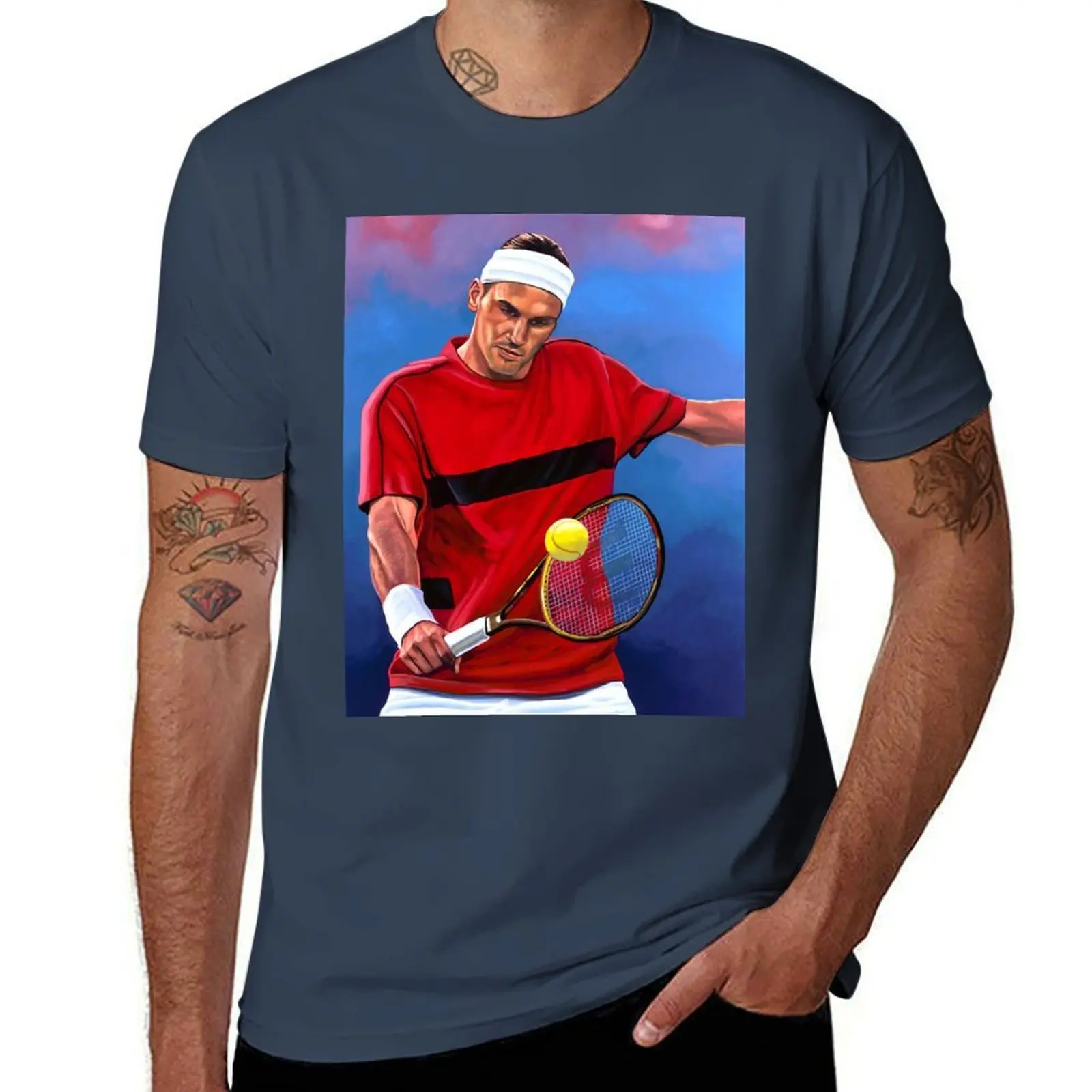 The Swiss Maestro Roger Federer T-Shirt essential t shirt t shirts for man cotton T-Shirt
The Swiss Maestro Roger Federer T-Shirt essential t shirt t shirts for man cotton T-Shirt