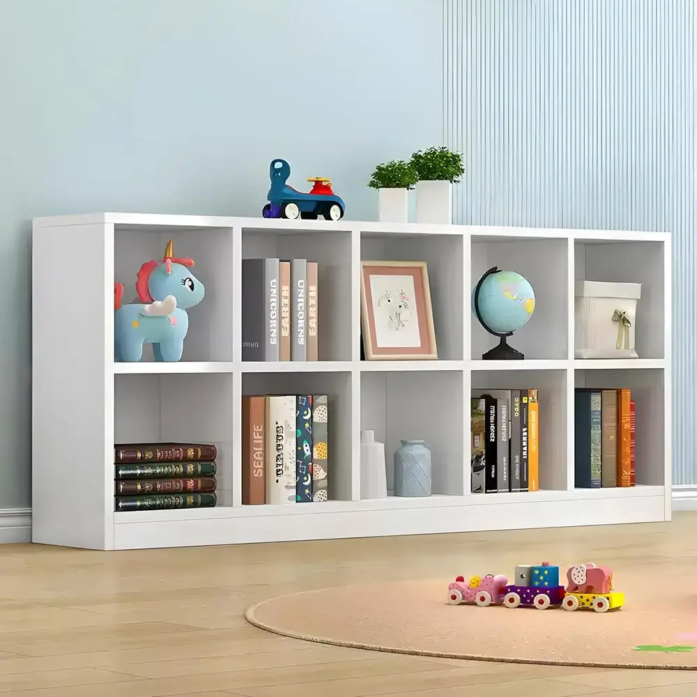 Horizontal Wooden Bookshelf for Kids, Storage Organizer, 4 to 10 Cubes, Solid Wood, Easy Assembly, Ideal for Bedrooms, Living Ro
Horizontal Wooden Bookshelf for Kids, Storage Organizer, 4 to 10 Cubes, Solid Wood, Easy Assembly, Ideal for Bedrooms, Living Ro