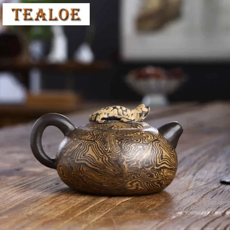 Yixing wood grain purple sand Pot pure handmade kung fu tea set Xishi Pot home outdoor travel bubble teapot
Yixing wood grain purple sand Pot pure handmade kung fu tea set Xishi Pot home outdoor travel bubble teapot