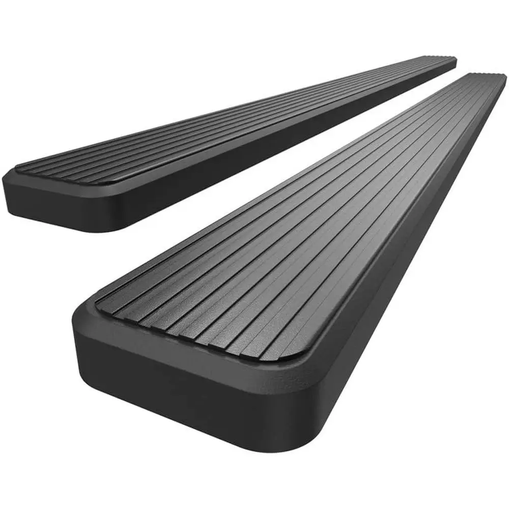 Stainless Steel Running Board 5in Black Compatible with Chevy Silverado GMC Sierra 1500 2500 1999-2013 Double Cab & 2500HD 3500
Stainless Steel Running Board 5in Black Compatible with Chevy Silverado GMC Sierra 1500 2500 1999-2013 Double Cab & 2500HD 3500