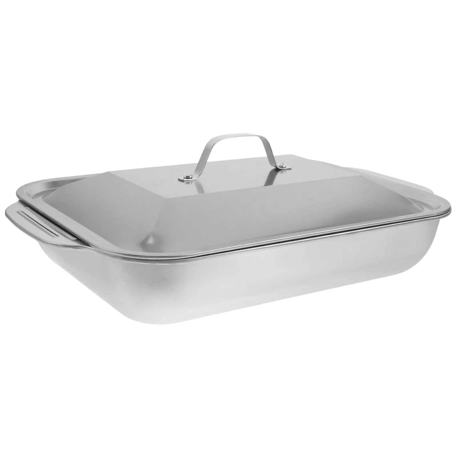 Stainless Steel Roasting Pan Rectangular Dual Handles 40Cm Oven Grill Baking Tray Fish Meat Vegetable Cooking Steel Pan with Lid
Stainless Steel Roasting Pan Rectangular Dual Handles 40Cm Oven Grill Baking Tray Fish Meat Vegetable Cooking Steel Pan with Lid