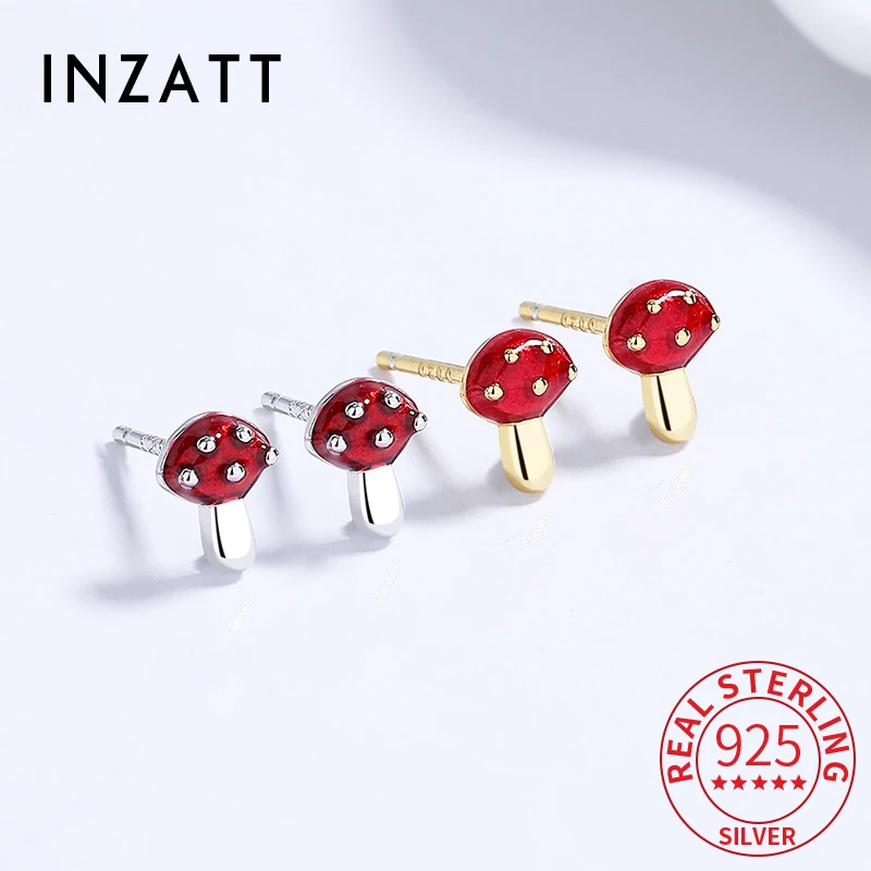 INZATT Real 925 Sterling Silver Mini Enamel Mushroom Stud Earrings for Women Trendy Minimalist Fine Jewelry Accessories
INZATT Real 925 Sterling Silver Mini Enamel Mushroom Stud Earrings for Women Trendy Minimalist Fine Jewelry Accessories
